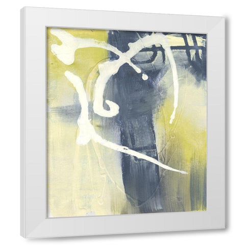 Delightful II White Modern Wood Framed Art Print by Combs, Joyce