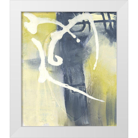 Delightful II White Modern Wood Framed Art Print by Combs, Joyce