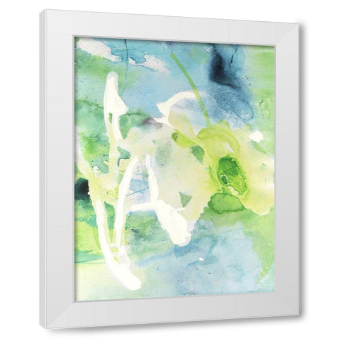 Rising Above III White Modern Wood Framed Art Print by Combs, Joyce