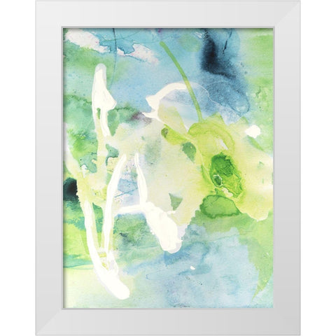 Rising Above III White Modern Wood Framed Art Print by Combs, Joyce