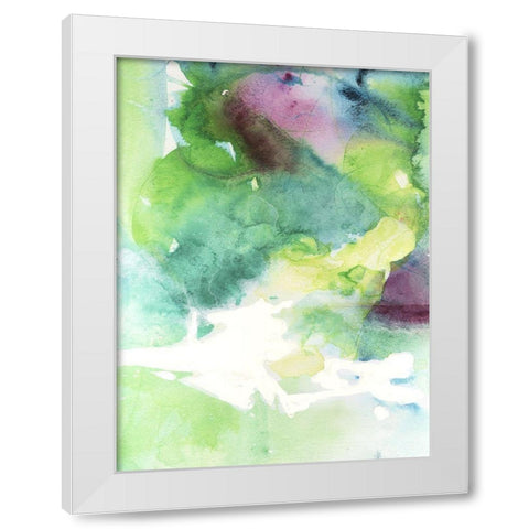 Rising Above IV White Modern Wood Framed Art Print by Combs, Joyce