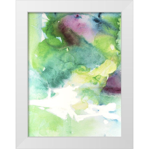 Rising Above IV White Modern Wood Framed Art Print by Combs, Joyce