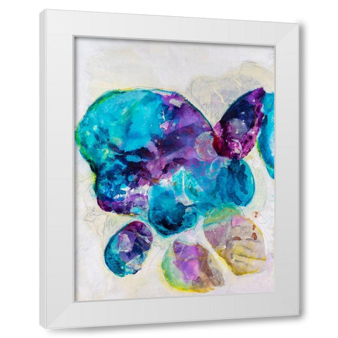 Aegean Dream I White Modern Wood Framed Art Print by Combs, Joyce