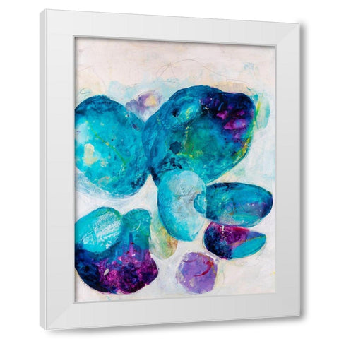 Aegean Dream II White Modern Wood Framed Art Print by Combs, Joyce