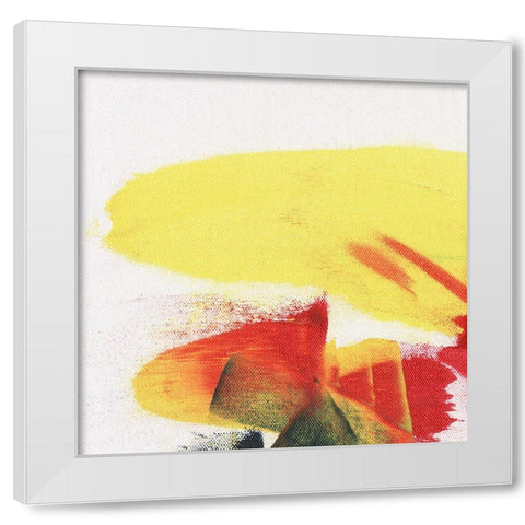 Evolution IV White Modern Wood Framed Art Print by Combs, Joyce