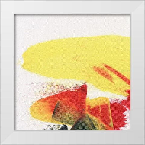 Evolution IV White Modern Wood Framed Art Print by Combs, Joyce