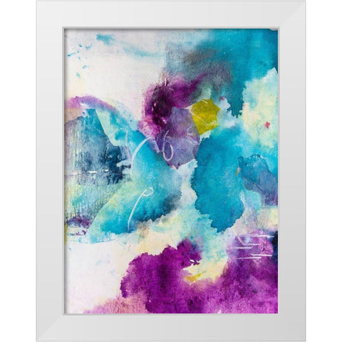 Dreaming I White Modern Wood Framed Art Print by Combs, Joyce