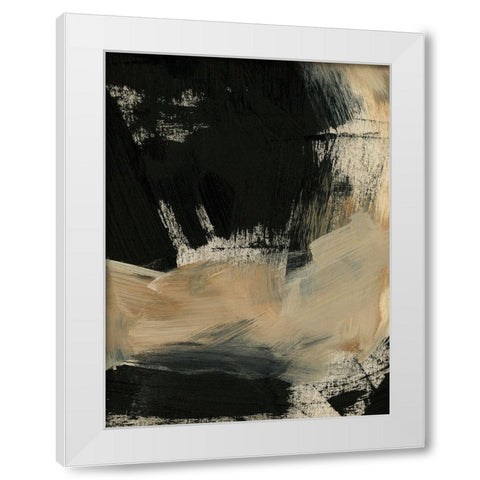Baked Paintstrokes VI White Modern Wood Framed Art Print by Parker, Jennifer Paxton