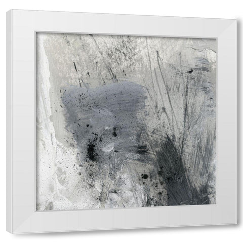 Muddled Neutrals III White Modern Wood Framed Art Print by Parker, Jennifer Paxton