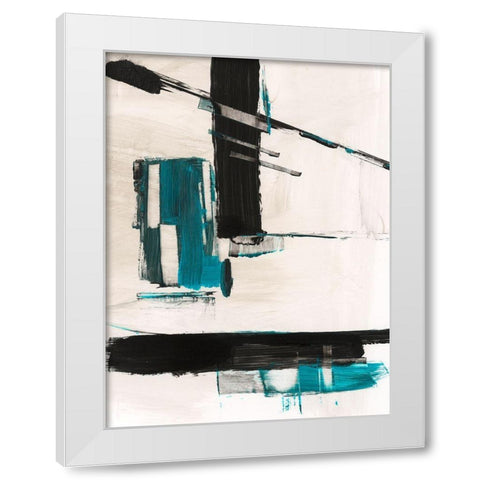 Geometry Notes II White Modern Wood Framed Art Print by Harper, Ethan