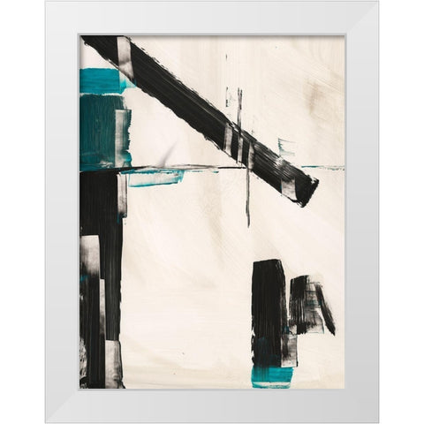 Geometry Notes III White Modern Wood Framed Art Print by Harper, Ethan