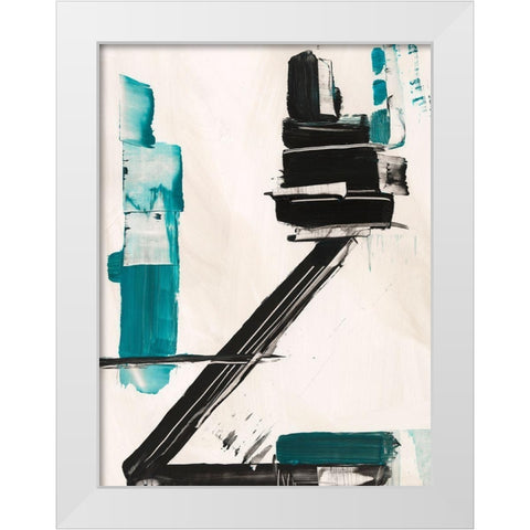 Geometry Notes IV White Modern Wood Framed Art Print by Harper, Ethan