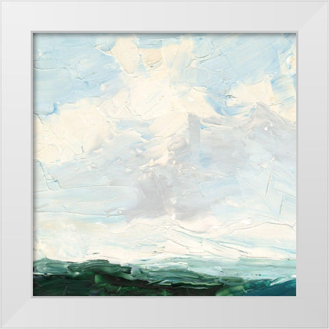 Lost in the Clouds I White Modern Wood Framed Art Print by Harper, Ethan
