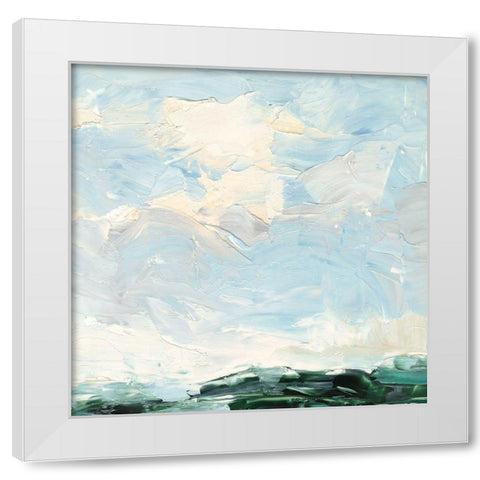 Lost in the Clouds II White Modern Wood Framed Art Print by Harper, Ethan