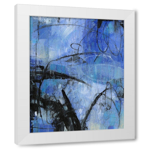 Switch Back II White Modern Wood Framed Art Print by OToole, Tim