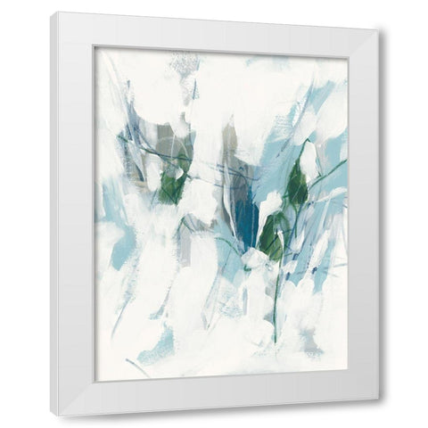Ice Cavern I White Modern Wood Framed Art Print by Vess, June Erica