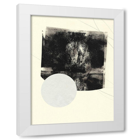 Black And White Roller IV White Modern Wood Framed Art Print by Green, Jacob