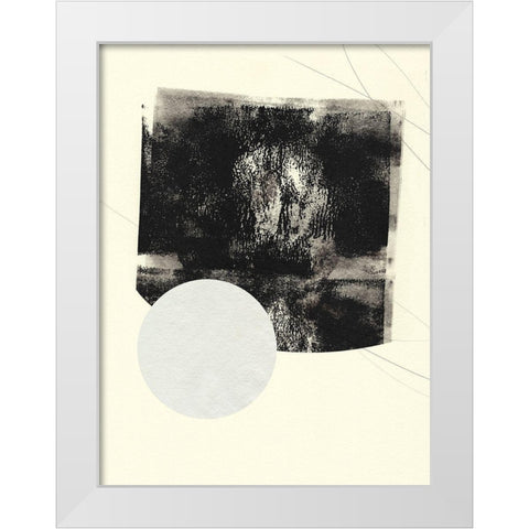 Black And White Roller IV White Modern Wood Framed Art Print by Green, Jacob