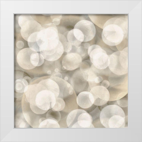 Dream Lights I White Modern Wood Framed Art Print by Saunders, Alonzo