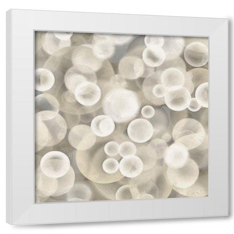 Dream Lights II White Modern Wood Framed Art Print by Saunders, Alonzo