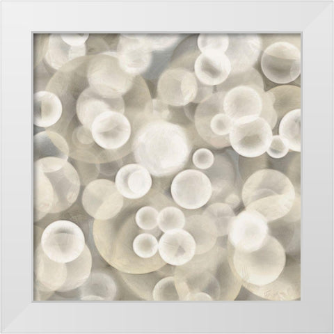 Dream Lights II White Modern Wood Framed Art Print by Saunders, Alonzo