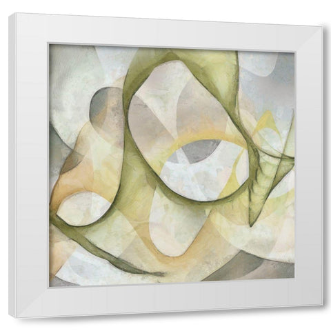 Excursion III White Modern Wood Framed Art Print by Saunders, Alonzo
