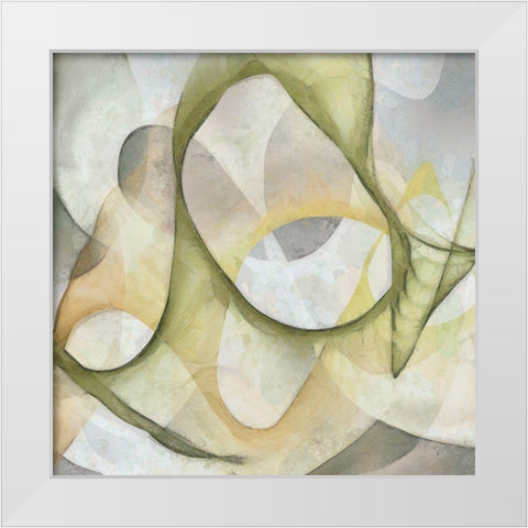 Excursion III White Modern Wood Framed Art Print by Saunders, Alonzo