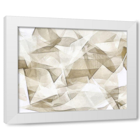 Mindfulness II White Modern Wood Framed Art Print by Saunders, Alonzo