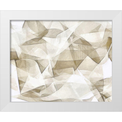 Mindfulness II White Modern Wood Framed Art Print by Saunders, Alonzo