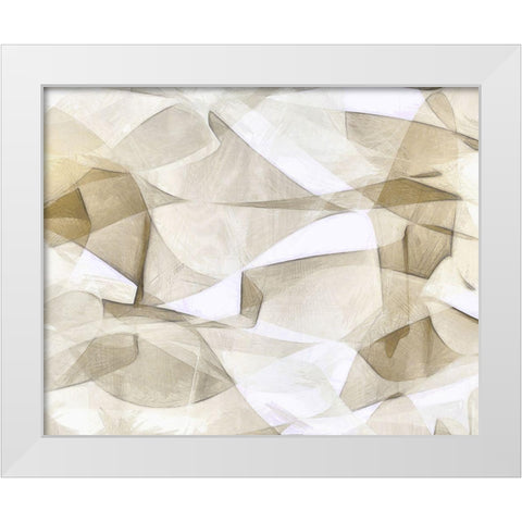 Mindfulness III White Modern Wood Framed Art Print by Saunders, Alonzo