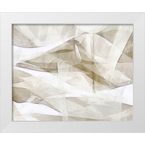 Mindfulness IV White Modern Wood Framed Art Print by Saunders, Alonzo