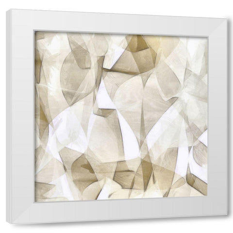 Mindfulness VIII White Modern Wood Framed Art Print by Saunders, Alonzo