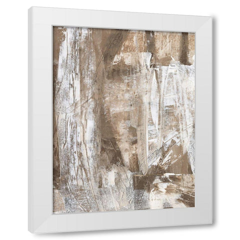 Bronzed I White Modern Wood Framed Art Print by Moore, Regina