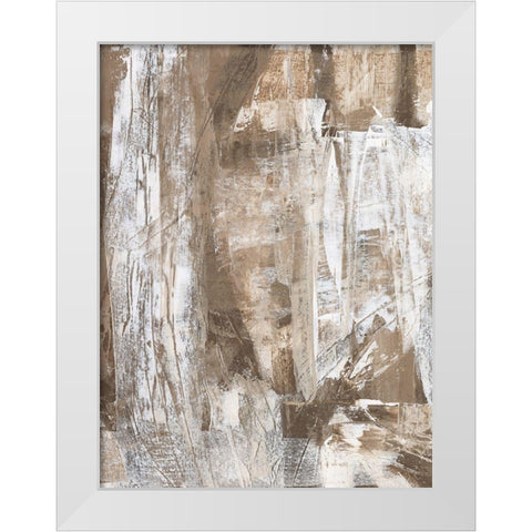 Bronzed I White Modern Wood Framed Art Print by Moore, Regina