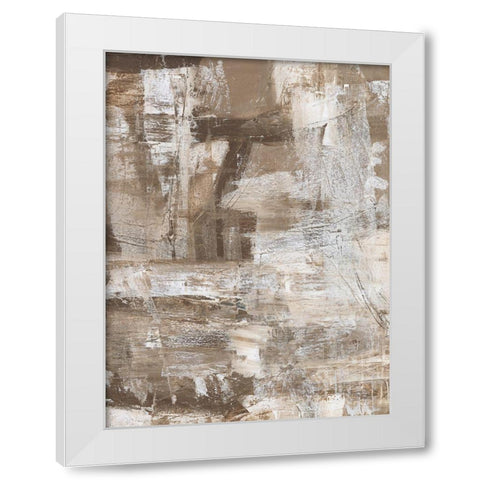 Bronzed II White Modern Wood Framed Art Print by Moore, Regina