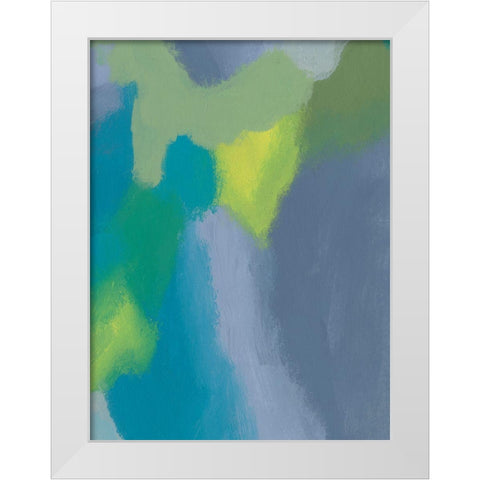 Lost in Memories III White Modern Wood Framed Art Print by Moore, Regina