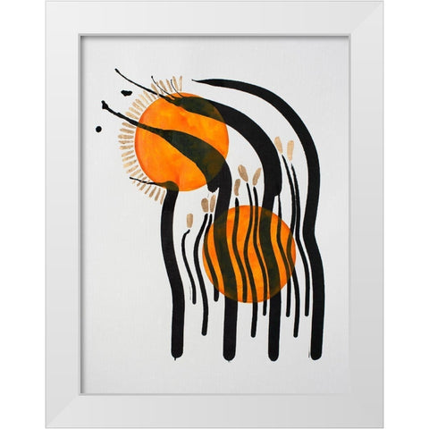 You Shouldnt Have White Modern Wood Framed Art Print by Gianni, Katie