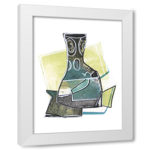 Jubilee Jugs I White Modern Wood Framed Art Print by Combs, Joyce