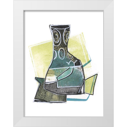 Jubilee Jugs I White Modern Wood Framed Art Print by Combs, Joyce