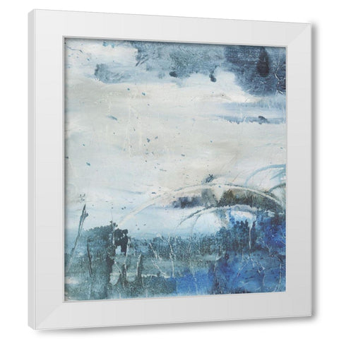 Coastal Seas II White Modern Wood Framed Art Print by Combs, Joyce