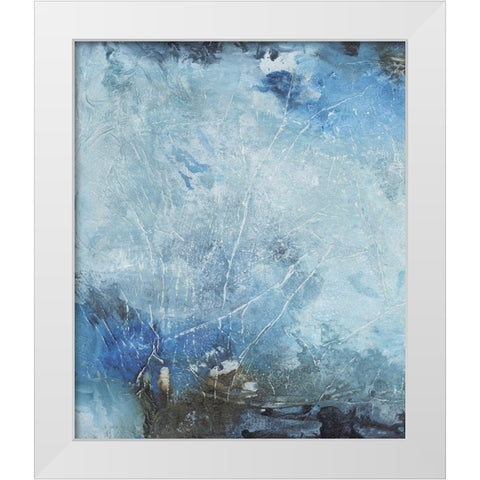 Coastal Seas III White Modern Wood Framed Art Print by Combs, Joyce