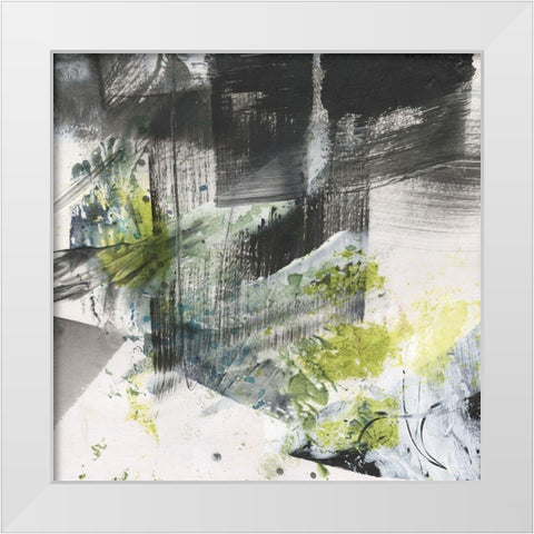 Pure Energy II White Modern Wood Framed Art Print by Combs, Joyce