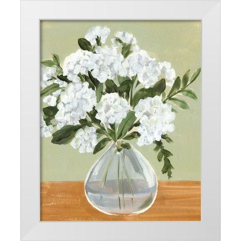 Vased Viburnum I White Modern Wood Framed Art Print by Warren, Annie