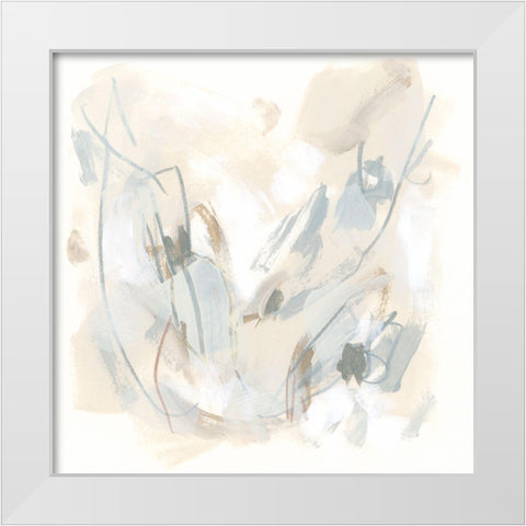Neutral Assembly I White Modern Wood Framed Art Print by Vess, June Erica