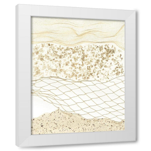 Coast Away I White Modern Wood Framed Art Print by Lam, Vanna