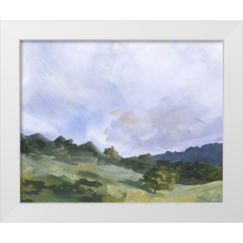 Pastoral Horizons I White Modern Wood Framed Art Print by Parker, Jennifer Paxton