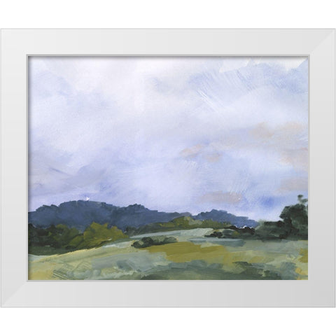 Pastoral Horizons II White Modern Wood Framed Art Print by Parker, Jennifer Paxton