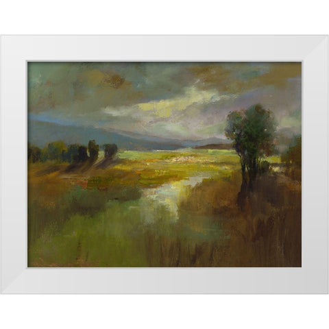 The Way Home White Modern Wood Framed Art Print by Finch, Sheila