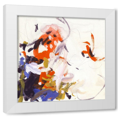 Format Plunge IV White Modern Wood Framed Art Print by Wang, Melissa