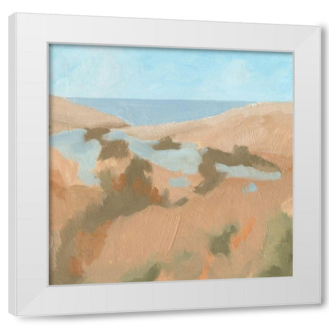 Sandy Brook II White Modern Wood Framed Art Print by Green, Jacob